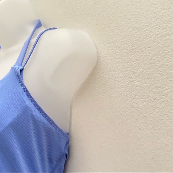 (R) Lululemon Flow and Go Tank Built in Bra Lullaby Blue Size 6 - Picture 9 of 15